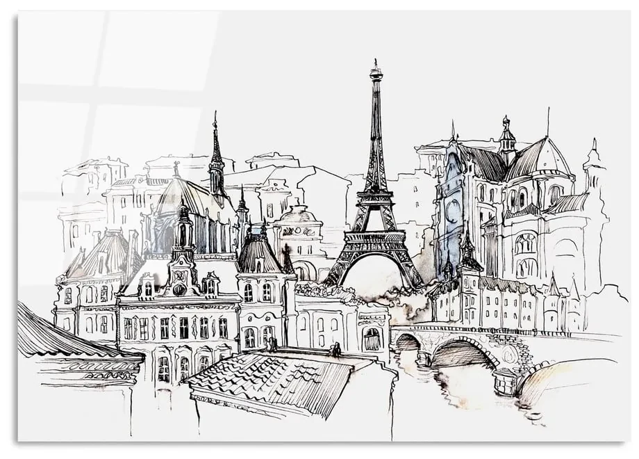 Szklany obraz 70x100 cm Paris – Wallity