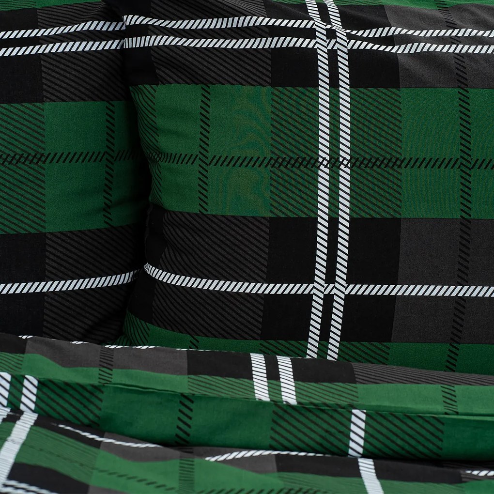 4Home Pościel bawełniana Green Classic, 160 x 200 cm, 70 x 80 cm, 160 x 200 cm, 70 x 80 cm