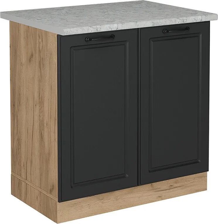 Szafka pod zlew antracytowy domek wiejski 80x60x81.6 r-line