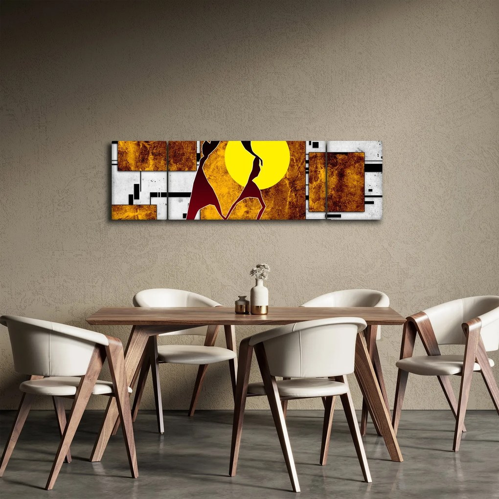 Obraz malarstwa z epoki starożytnej (170x50 cm)