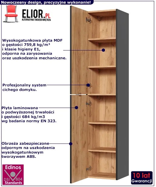 Podwieszany słupek łazienkowy T3-C04