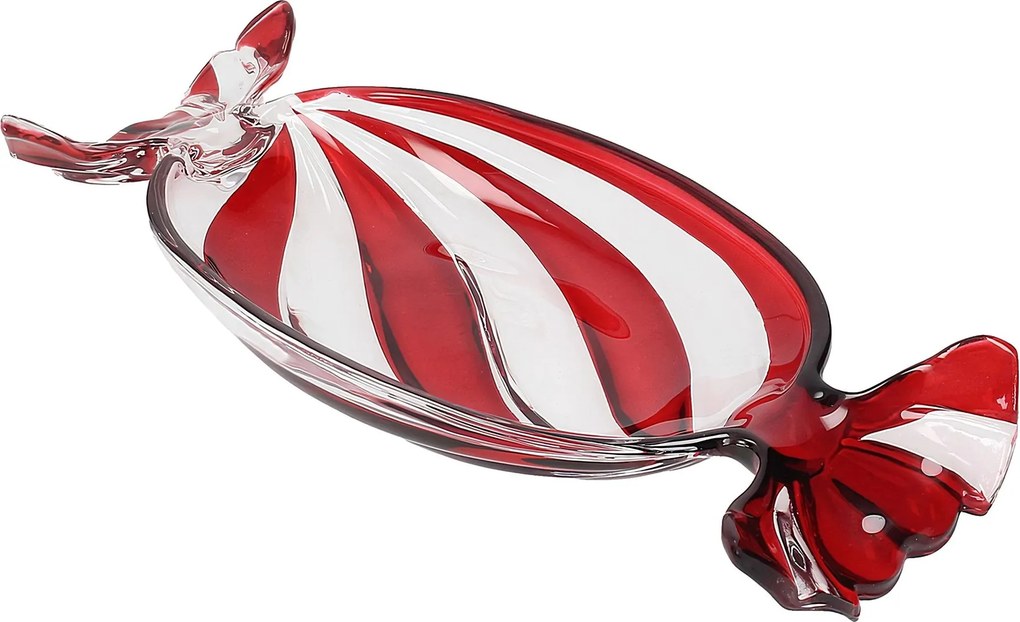 Półmisek szklany Candy 34x15x4 cm