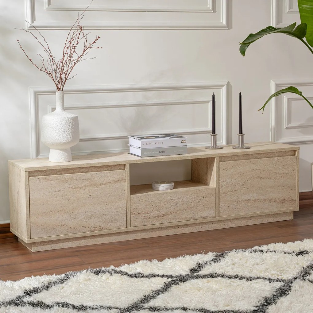 Stolik pod telewizor Vanguard Travertine