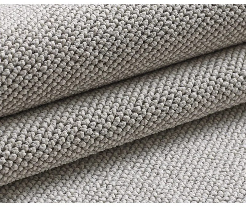 Dywan zewnętrzny Loom srebrny 120 cm x 120 cm  koło