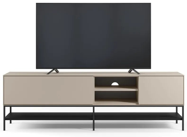Kremowa szafka pod TV 180x55x35 cm Amira – Marckeric