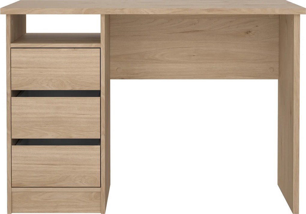 Biurko młodzieżowe z szufladami Function Plus 110, kolor jackson hickory
