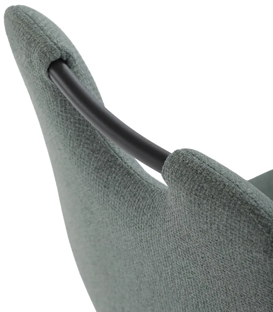 Zestaw jadalniany z ceramiczną płytą i 4krzesłami, zielony