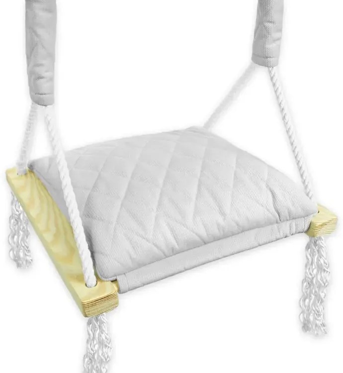 Szara huśtawka rosnąca dla dzieci H6-S17