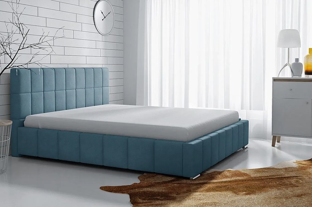 Łóżko tapicerowane Acent 2X 160x200 - 44 kolory