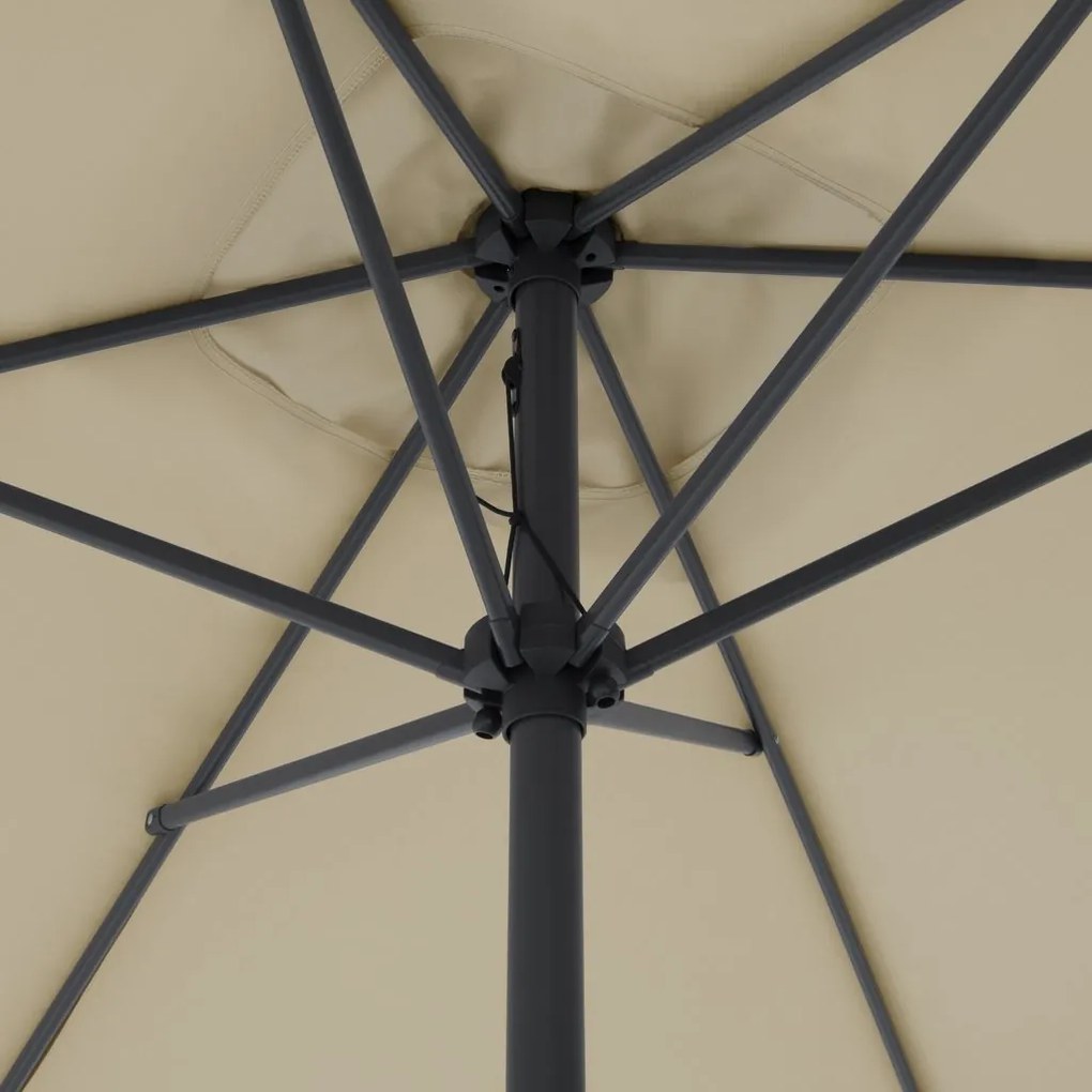 Doppler LIFE jasny parasol ogrodowy 250 x 200 cm beżowy
