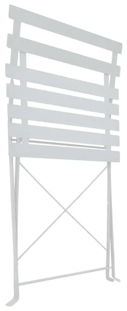 Zestaw białych metalowych mebli ogrodowych F2-R48