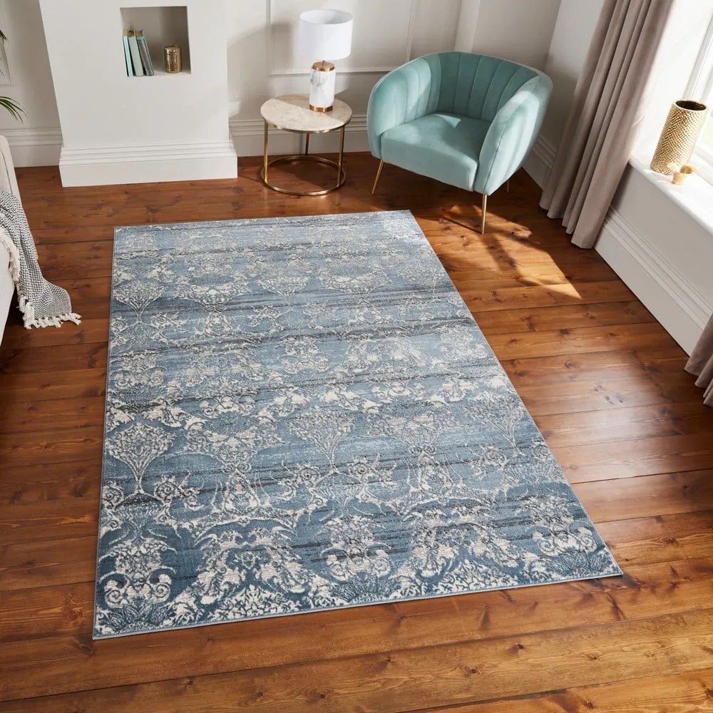 Ciemnoniebieski dywan 200x285 cm Imperial Midnight – Think Rugs