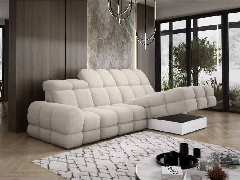 Narożnik TOLLO MINI S Prawostronny Elektryczna regulacja Bubble 03 WERSAL