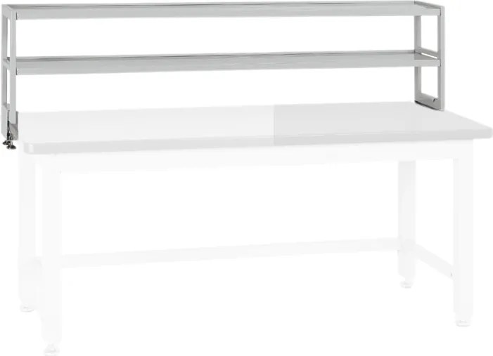 Dodatkowe półki na narzędzia do stołów G4, 2 półki, nośność 40 kg, 1800 x 300 x 450 mm