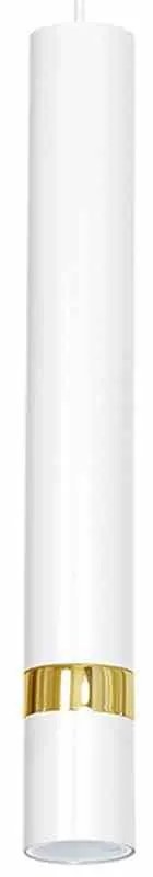 Lampa wisząca, 5 kloszy, biała/złota JOKER WHITE/GOLD 5xGU10