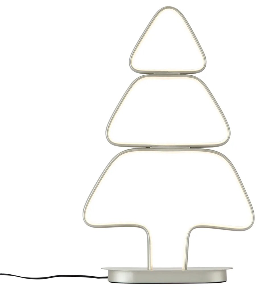 Zewnetrzna Designerska lampa stołowa Stalowa Choinka z LED IP44 - Arbre Oswietlenie zewnetrzne