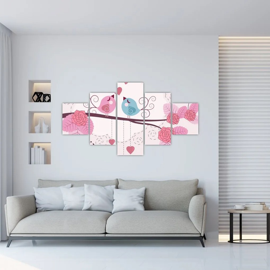 Obraz - Czas miłości (125x70 cm)