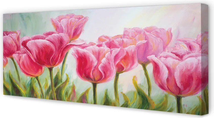 Obraz canvas na ścianę Obraz Tulipanów