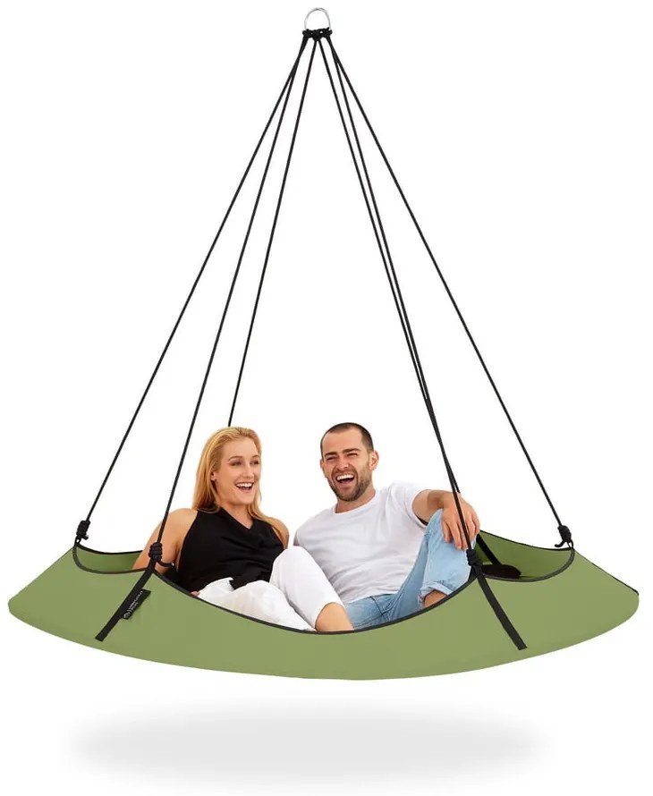 Huśtawka ogrodowa zielona – Hangout Pod