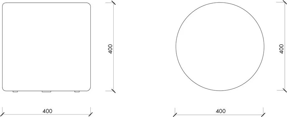 Niebieski wełniany puf Folk – noo.ma