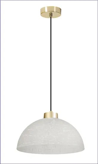 Wiszaca lampa ze złotymi wstawkami - M052 - Ilva