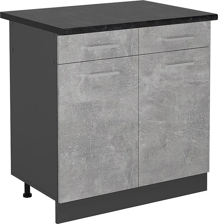 Szafka dolna do kuchni beton 80x60x81.6 r-line