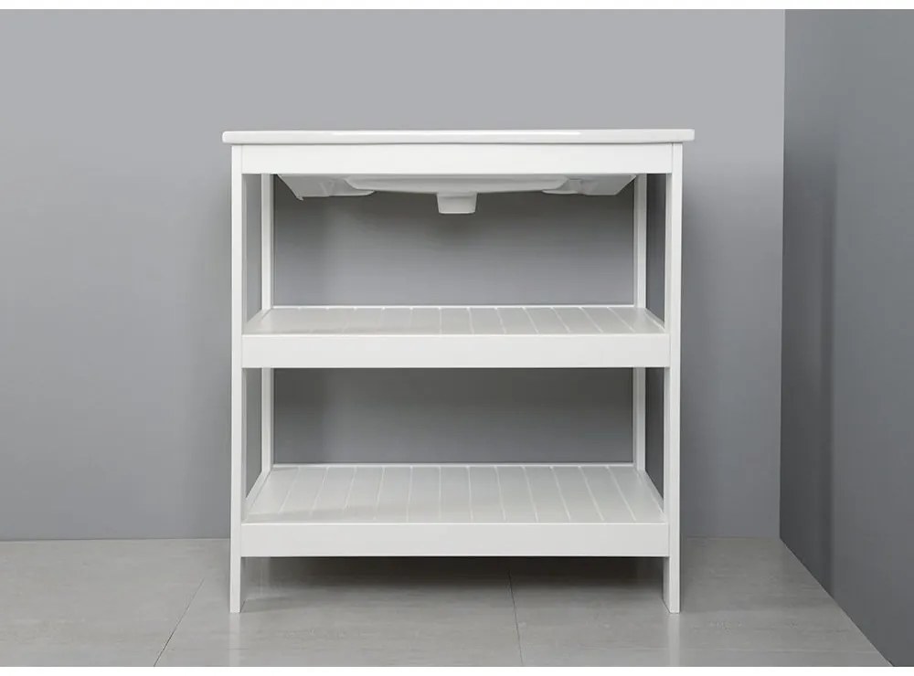 Biały stelaż bez umywalki 81,5x85,5 cm Etide – Sapho