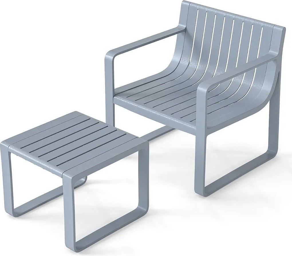 Zestaw Meble ogrodowe Fotel ogrodowy ze stolikiem Meble balkonowe