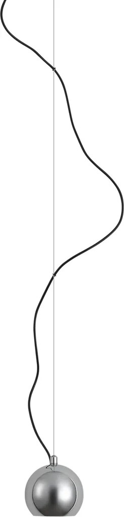 Designerska lampa wisząca chromowana do systemu szynowego 1-fazowego - Slimline Sara