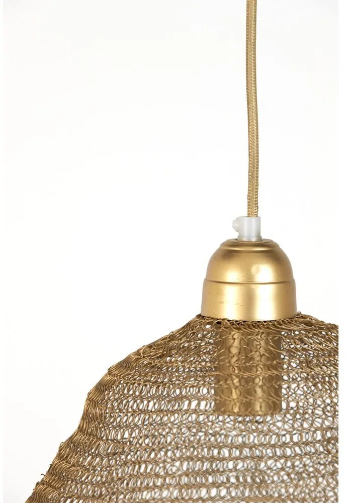 Lampa wisząca w kolorze brązu z metalowym kloszem ø 38 cm Nina – Light &amp; Living