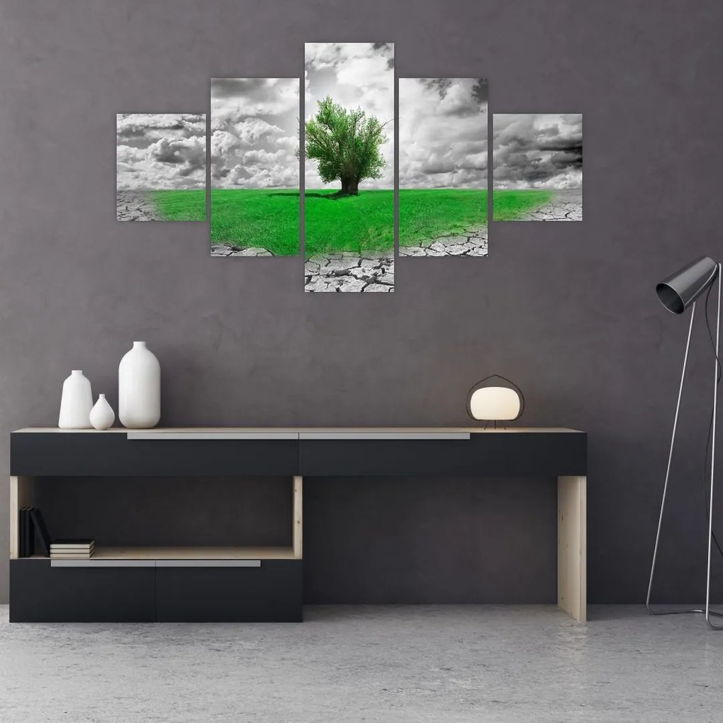 Obraz - Kawałek natury w mieście (125x70 cm)