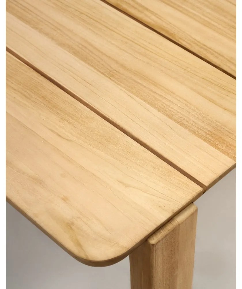 Stół ogrodowy z litego drewna tekowego 102x220 cm Icaro – Kave Home