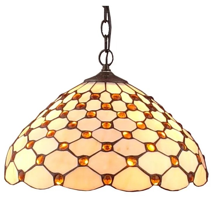 Lampa wisząca TIFFANY 58 2xE27/60W