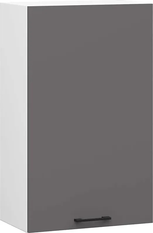 Szara minimalistyczna górna szafka do kuchni N9-B62