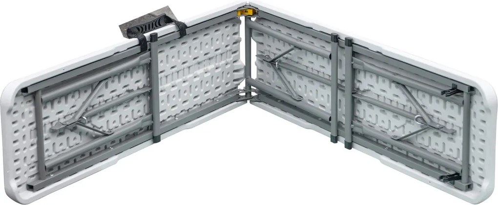 Autronic Ławka ogrodowa, metal, plastik, biały, AZ-K 1001 WT