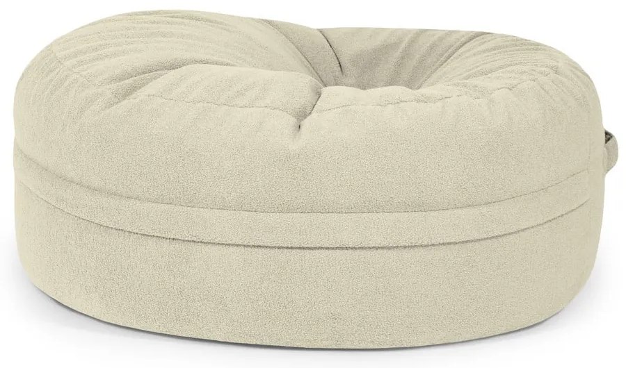 Brązowy worek do siedzenia z materiału bouclé Roll 135 – SLOWDOWN