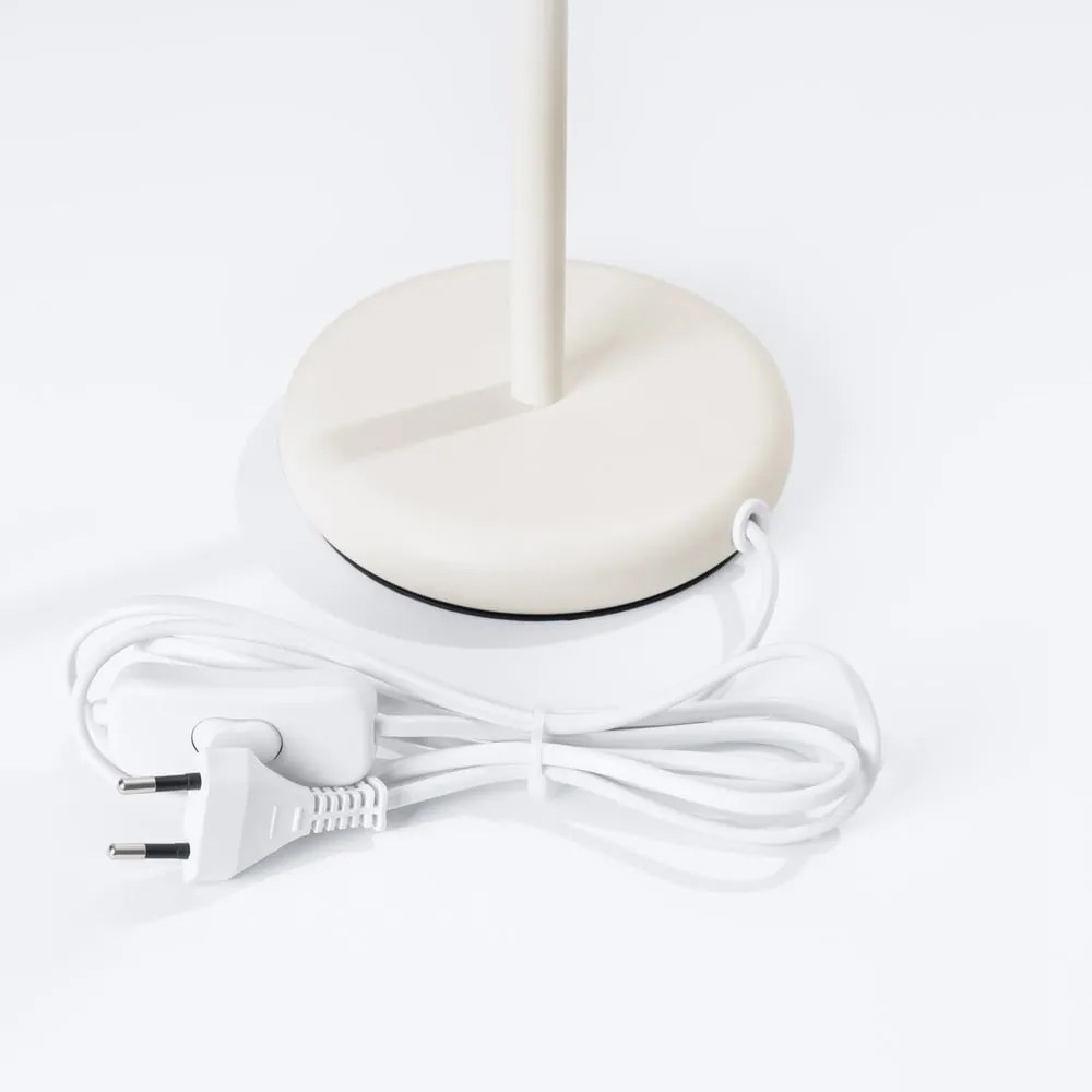 Kremowa lampa stołowa (wysokość 43 cm) Gleam – Sollux