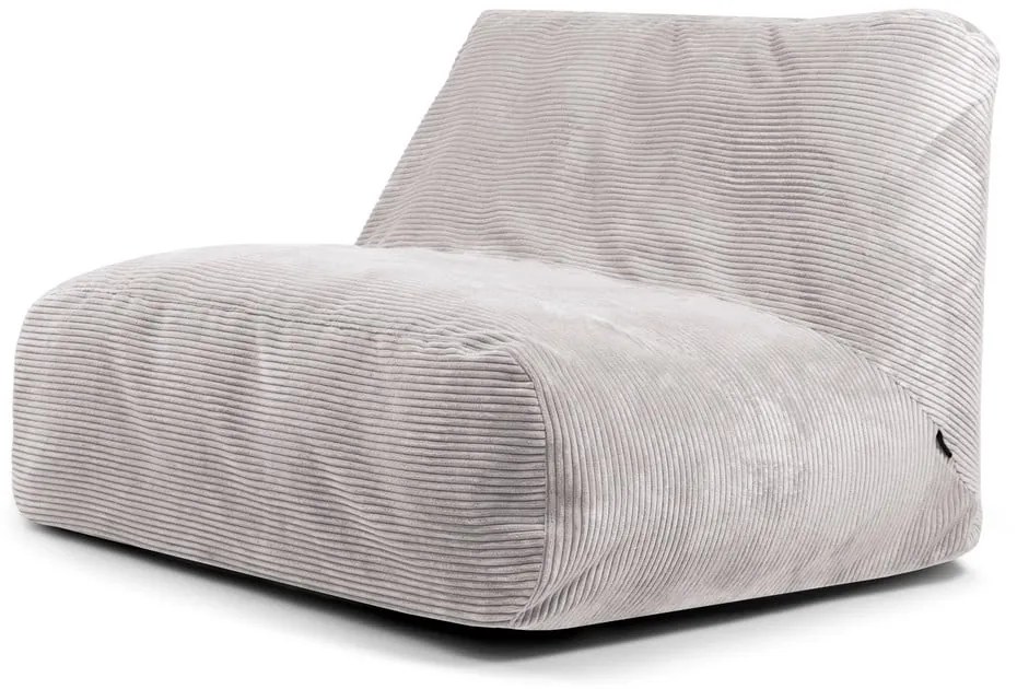Jasnoszary sztruksowy worek do siedzenia Sofa Tube – SLOWDOWN