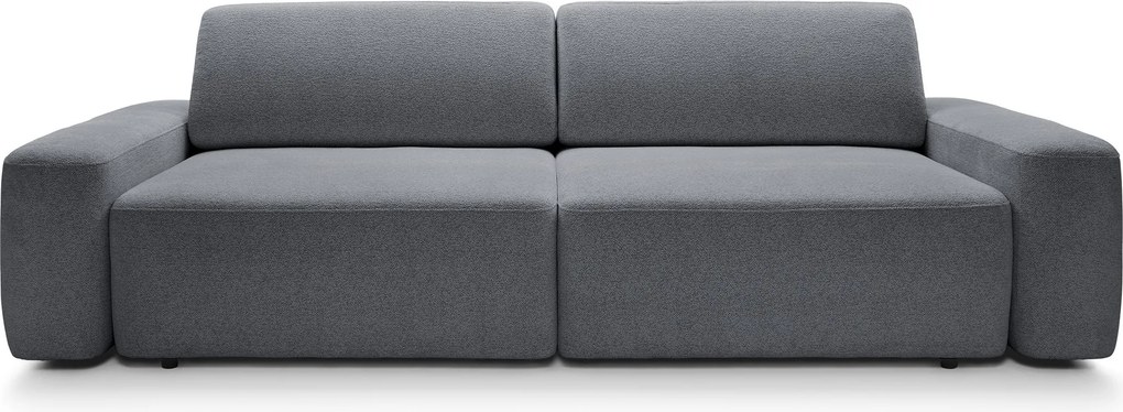 Masseno Sofa VEO z funkcją spania i pojemnikiem na pościel, Rozkładana sofa - Niebieski, RAVEN 18