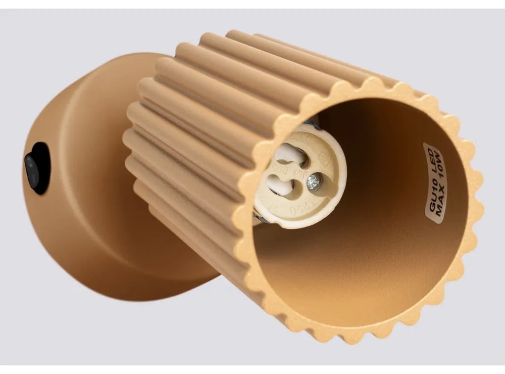 Lampa punktowa w kolorze złota 8x16 cm Gleam – Sollux