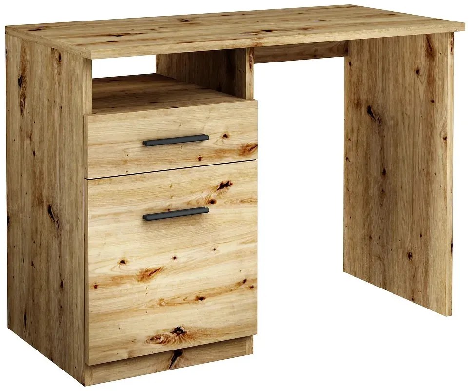Biurko z szufladą 100 cm dąb artisan S7-K34