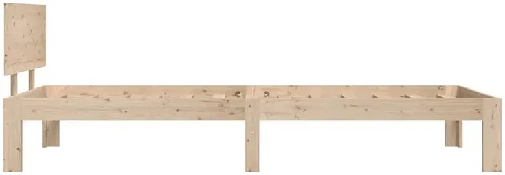 Pojedyncze sosnowe łóżko 90x200 S7-R80