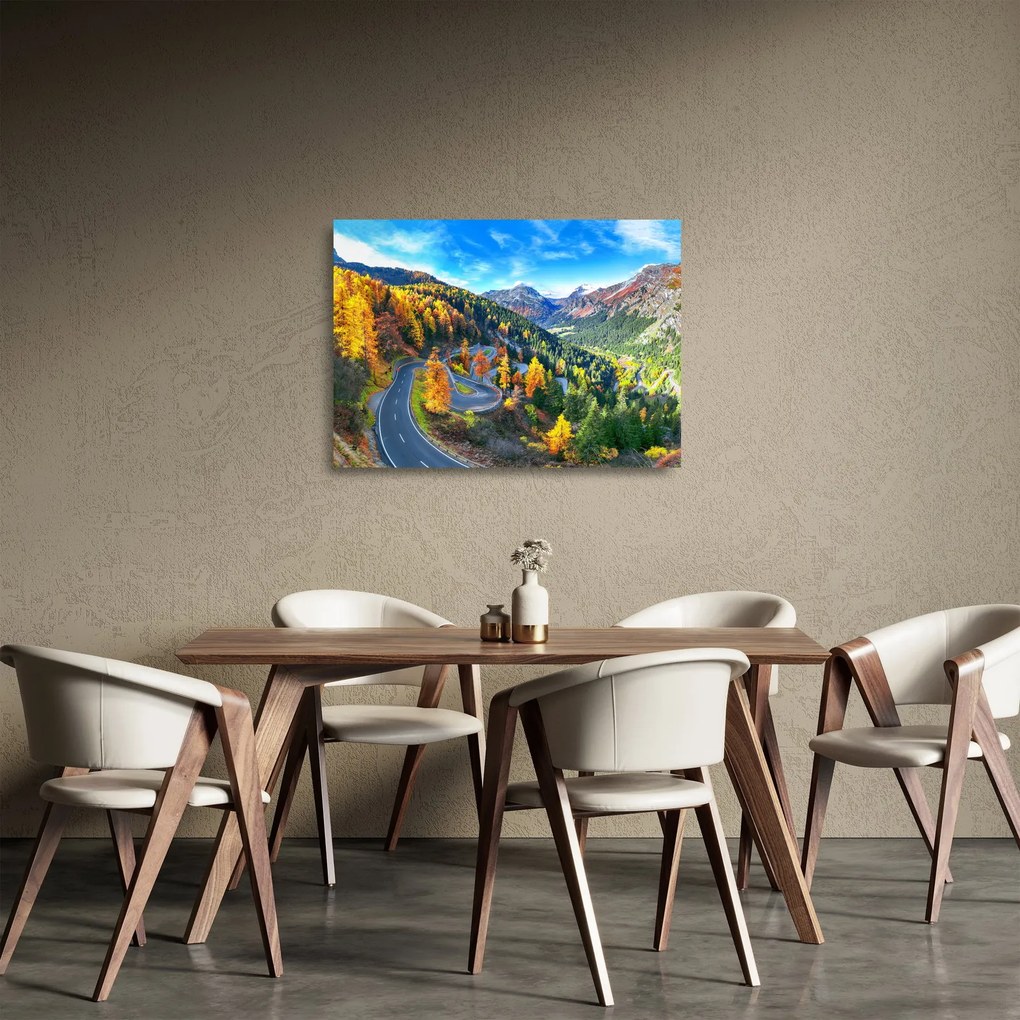 Obraz na szkle - Przełęcz Malajska (70x50 cm)