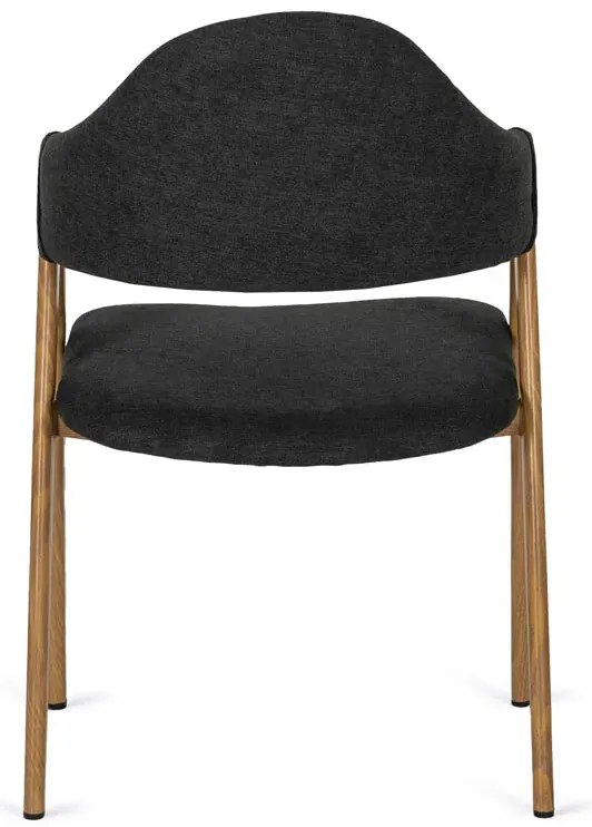 Czarne nowoczesne krzesło do stołu - Sigo