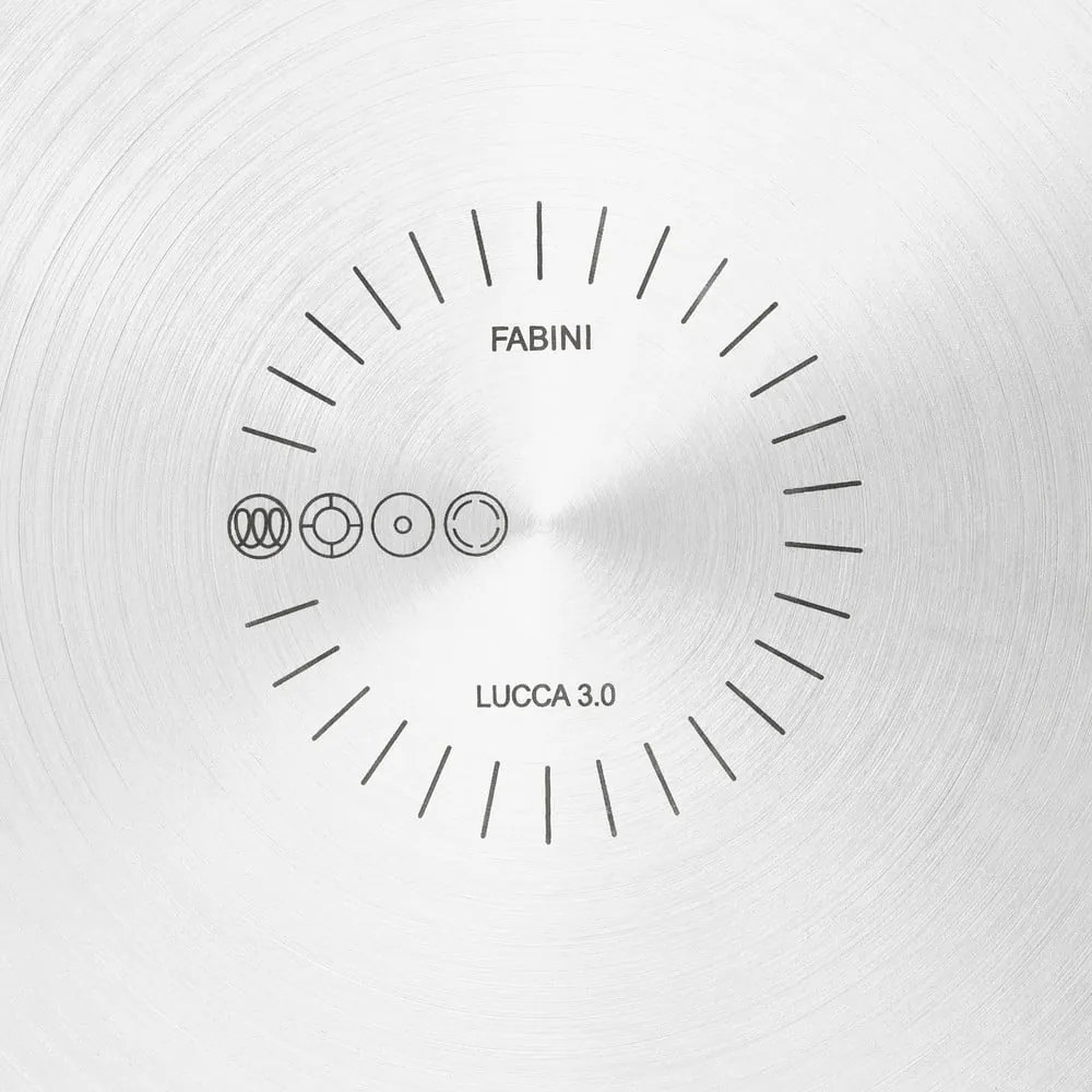 Garnek ze stali nierdzewnej z pokrywką odpowiedni na indukcję 5,5 l Lucca 3.0 – FABINI