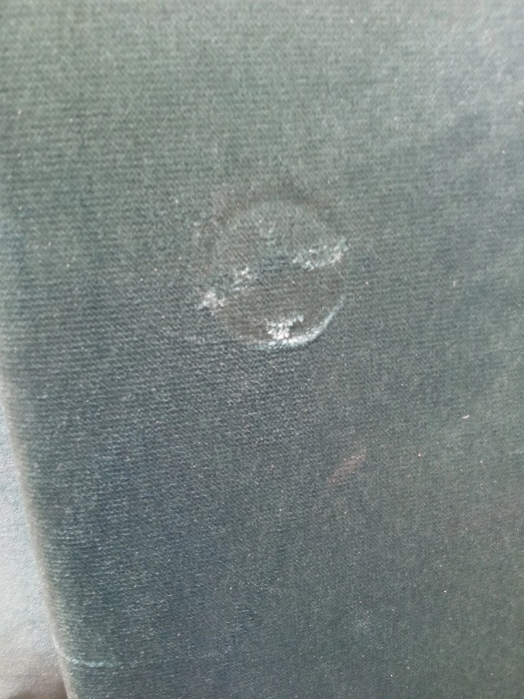 PROMOCJA Ciemnozielona rozkładana narożna sofa ZENA, dwustronna II. klasa