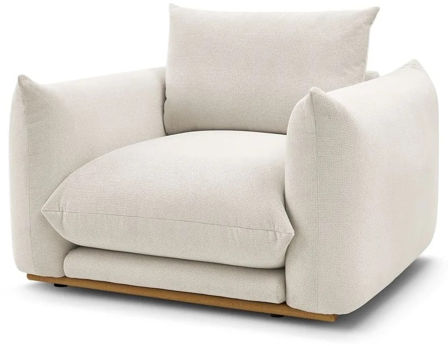 Kremowy fotel Ernest – Bobochic Paris