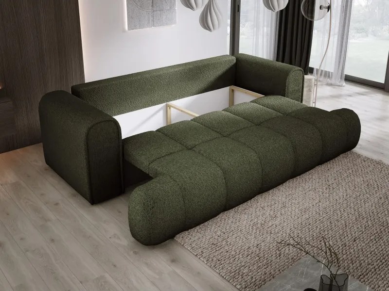 Sofa COCO z funkcja spania i pojemnikiem ZIELONY ANTHOLOGY 12