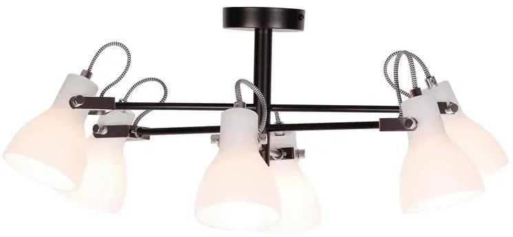 Loftowy żyrandol z ruchomymi kloszami - S599 R3-F54