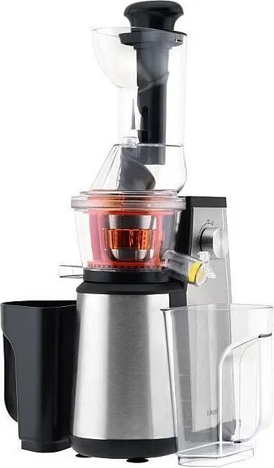 Pionowy wyciskacz do soków H.Koenig GSX18 ze stali nierdzewnej 1200W, 1,18L, programowalny filtr, podtrzymywanie ciepła